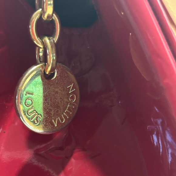 Louis Vuitton Red Vernis Leather MM Monogram Brea Bag w/LV Dust Bag - Picture 10 of 14